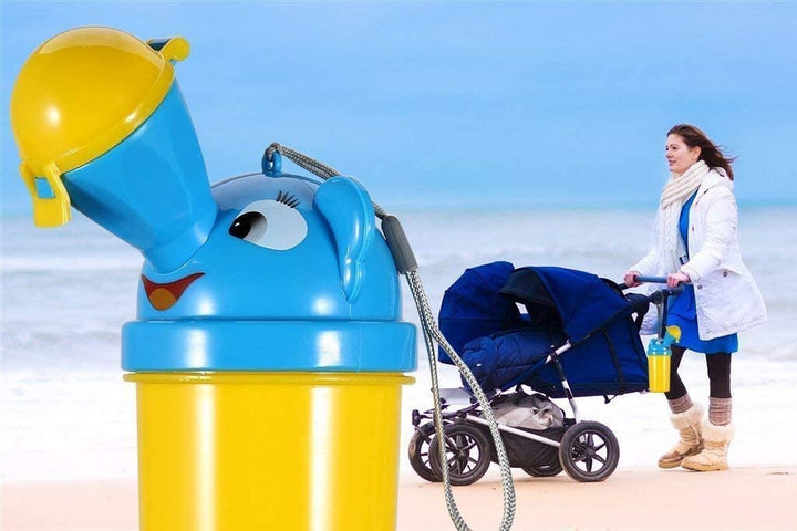 [500ML] Portable Baby Child Kids Travel Potty with Clean Brush,Hygienic Leak Proof Urinal Emergency Toilet for Camping,Car Travel,Outside,Park.Kid Toddler Pee Training Cup,Pee Bottle for Kids,Boy