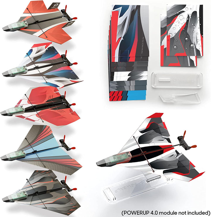 12 Paper Airplane Templates for  2.0 & 4.0. Color Paper Airplanes Templates and Display Stand for Plane.  2.0 or 4.0 Is Not Included