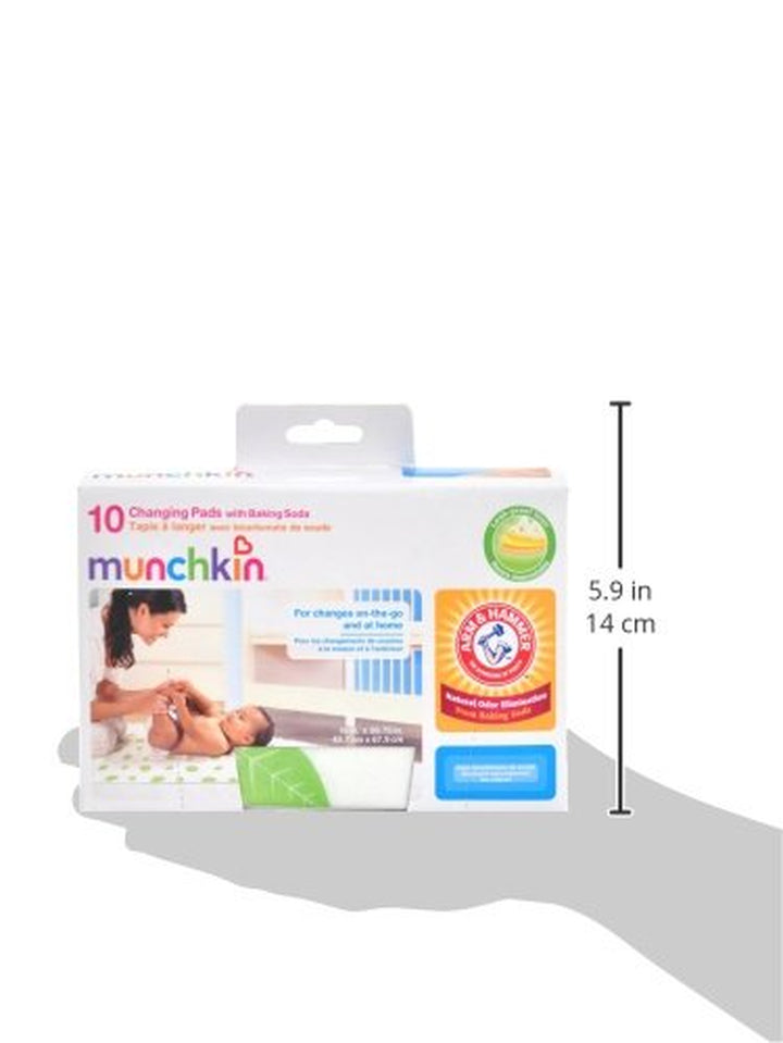 ® Arm & Hammer Disposable Changing Pad, 10 Count , White/Green