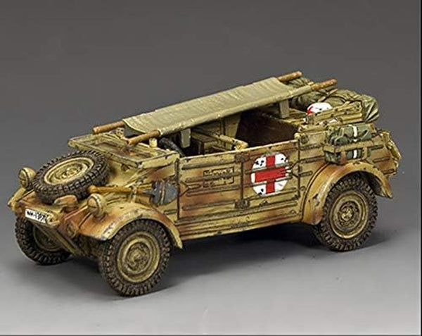 WW2 German Army WH094 Afrika Korps Kubelwagen Ambulance 1:30 Scale Mixed Media