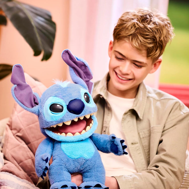 Disney Stitch Puppetronic by Realfx | with a Limited 1St Edition Certificate | Looks, Feels & Sounds Real! | Disney'S Lilo & Stitch | over 100 Action & Sounds | 18" High | Ages 6+