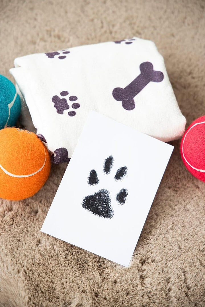 4-Pack Clean-Touch Ink Pad Kit, Mess-Free Inkless Hand and Footprint Kit, Baby Foot Printing Kit, Cat and Dog Paw Print Kit, Suitable for Babies and Pets
