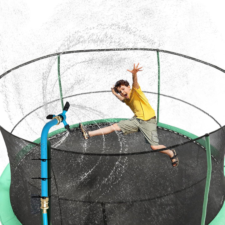 Trampoline Sprinklers for Kids, Outdoor Trampoline Spary Park Fun Summer Water Toys.(39Ft)