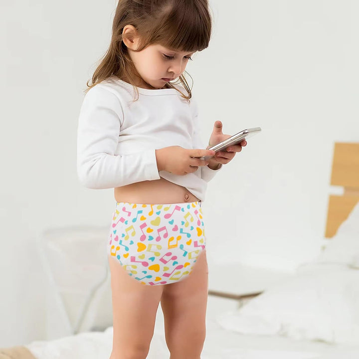 Potty Training Pants for Boys Girls, Learning Designs Training Underwear Pants (10 Packs, 2-4T, Orange)