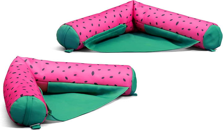 Noodle Sling, No Inflation Needed, Pool Float with Armrests, Quick Draining Fabric, Cup Holder