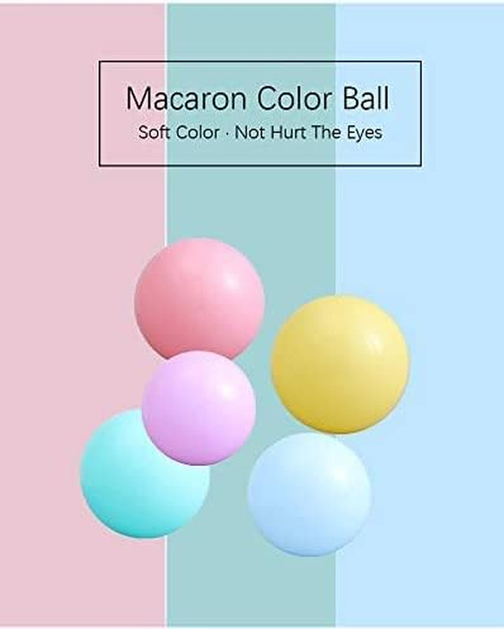 Ball Pit Balls for Toddlers, BPA Free Crush Proof Plastic Toy Balls for Ball Pit, Children'S Pool Water Toys, Macaron Ocean Balls for Play Tent 2.15 Inch Pack of 100…