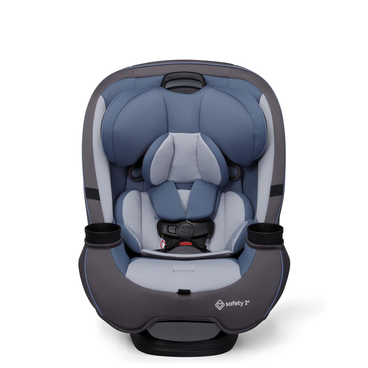 Grow and Go All-In-One Slim Convertible Car Seat, Rear Facing, 5-40 Lbs, Forward Facing (30–65 Lbs), High Back Booster Seat 40-100 Pounds, Alaskan Blue