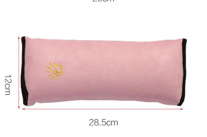 Seat Belt Pillow for Kids, Extra Soft Toddler Travel Pillow for Car Seat, Universal Car Seat Strap Cushion Pads for Baby People Adults (Pink)