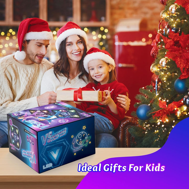 Dance Mat Toys for 3-12 Year Old Girls Boys,Dance Mat for Kids with Light up 12-Buttons, Music Dance Toy for Toddler with 5 Modes & Bluetooth,Birthday Xmas Gifts for 3 4 5 6 7 8 9 10+ Year Old Kids