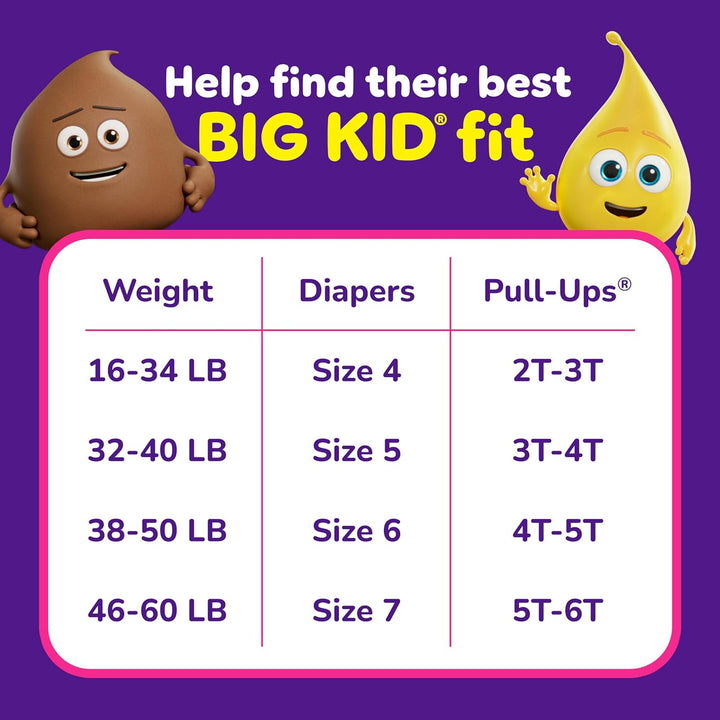 Girls' Potty Training Pants, Size 3T-4T Training Underwear (32-40 Lbs), 112 Count (4 Packs of 28)