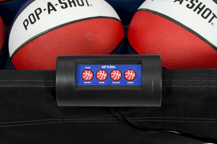 - Home Dual Shot with Chicago Bulls NBA Graphics L Sensor Scoring L 16 Game Modes L 7 Balls L Foldable Storage L for All NBA Fans