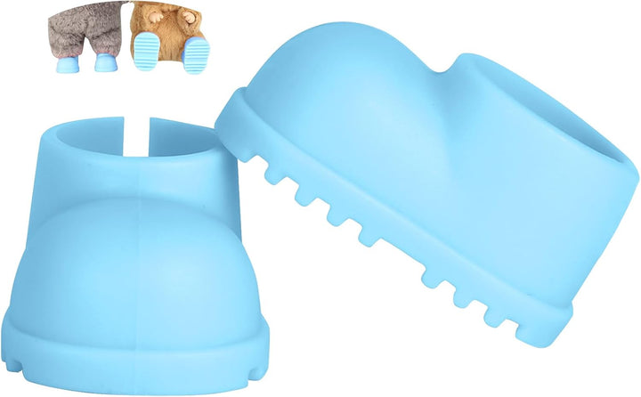 Doll Shoes for 17Cm Doll, Cute Mini Shoes Accessories for 17Cm Dolls Sitting Standing Series, Silicone Doll Rain Shoes Boots(1 Pair Black, No Doll)
