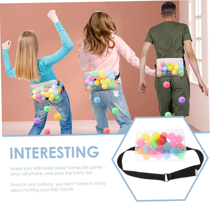 1 Set Strap Shake Box Children Kids Outdoor Playset Developmental Sports Table Tennis Balls Family Games for Kids and Coordination Training Kids Training Game