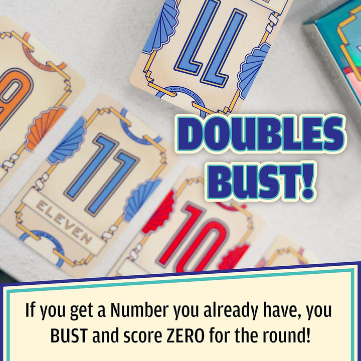 Flip 7, the Ultimate Blend of Press Your Luck and Strategy, Fast-Paced Addictive Card Game, Quick to Learn and Easy to Teach, Perfect for Game Nights, 3+ Players, Ages 8 & Up, 20 Minutes Play Time