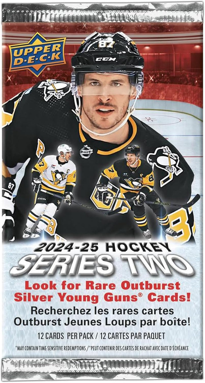 2024/25  Series 2 Hockey Blaster Box, 4 Packs per Box, 12 Cards per Pack