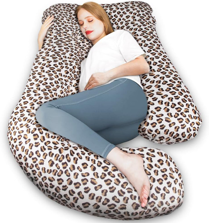 Pregnancy Pillow, U Shaped Full Body Maternity Pillow 58 Inch, Pregnant Women Must Haves Pregnancy Pillows for Sleeping with Removable Cover