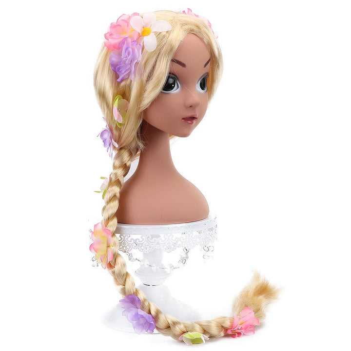 Long Blonde Rapunzel Wigs for Kids - Princess Girl Costume Cosplay Fairytale Ball Braid Wigs for Halloween Christmas Party Hair