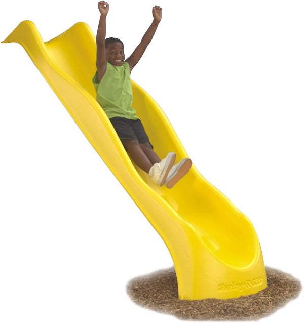 NE 3062 Super Speedwave Slide for 5' Swing Set Decks, Yellow