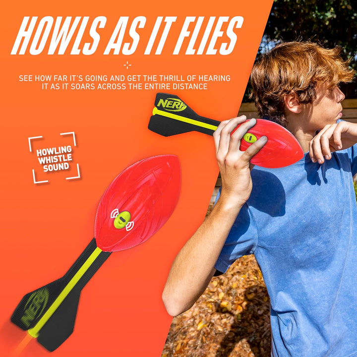 Vortex Aero Howler Foam Ball, Classic Long-Distance Football, Flight-Optimizing Tail, Whistling Sound, Indoor & Outdoor Fun, Christmas Stocking Stuffers for Kids