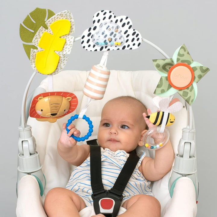 Savannah Adventures Arch | Activity Arch with Fascinating Toys, Stimulates Baby’S Senses & Motor Skills Development | Newborn & Baby Toys 3-6 Months | Use on Strollers, Bassinets, Crib