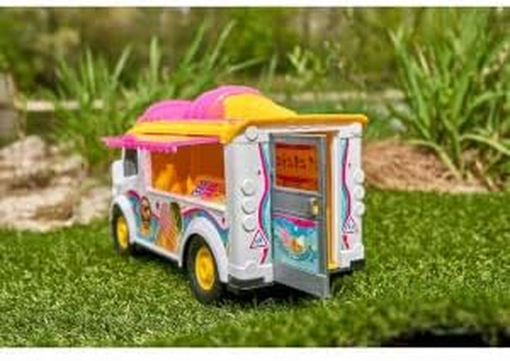 - 12 Inch Ice Cream Van, White/Yellow