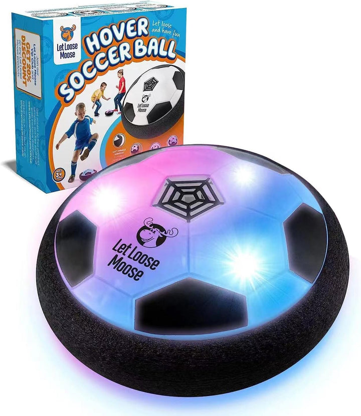 Hover Soccer Ball, Set of 2 LED Soccer Ball Toys, Gifts for 8 Year Old Boys, Indoor LED Floating Football for 7 Year Old Kids, Boy Birthday Gifts Age 4-6, 6-8, 8-12 Fun Sport Toy