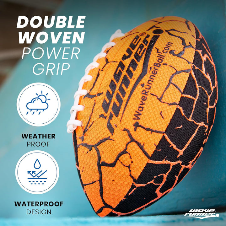 Grip It, Size 9.25In - Water Football, Beach Toys, Kids Outdoor Games for Summer | Pool Toys Football - Special Grip Pattern, Double Laced, Lightweight, All Weather Fun Water Toy
