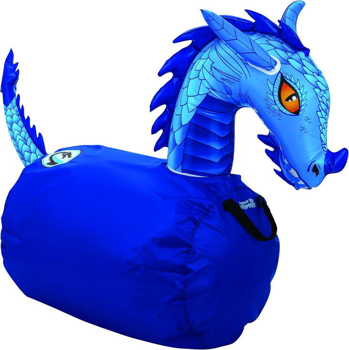 Hip Hoppers Bouncy Hopper Inflatable Hopping Animal Bouncer, Supports up to 250 Pounds, Ages 5 and up (Brown Bull)