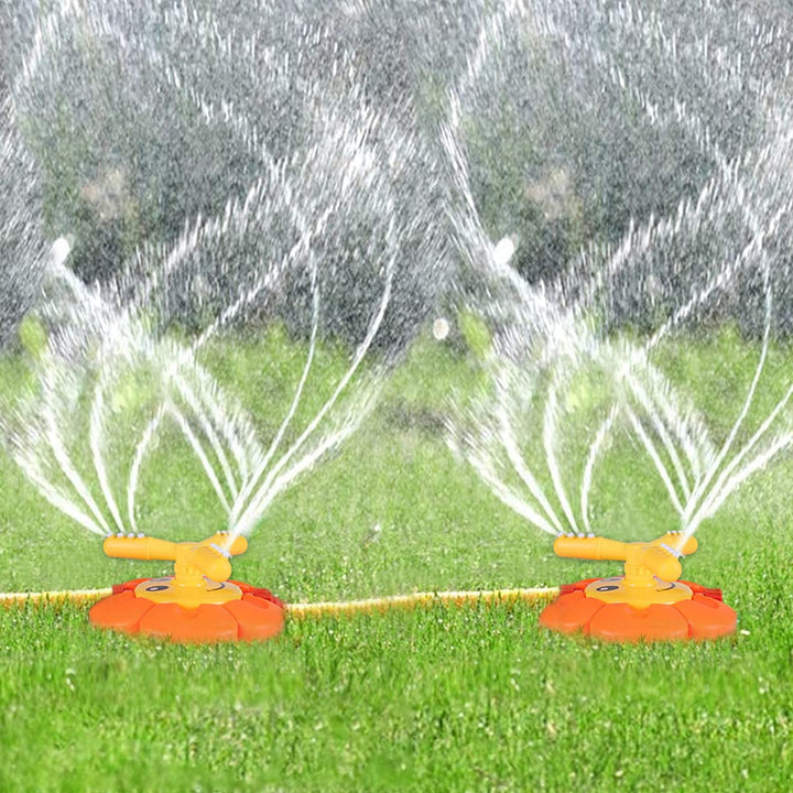 Water Sprinkler for Kids Toddlers Sprinklers with Roating Spray Nozzles Attaches Garden Water Hose Outdoor Play outside Toys 1-3 2-4 Summer Backyard Lawn Game Yard Water Toy for Kids 3-5 4-8 Boy Girl