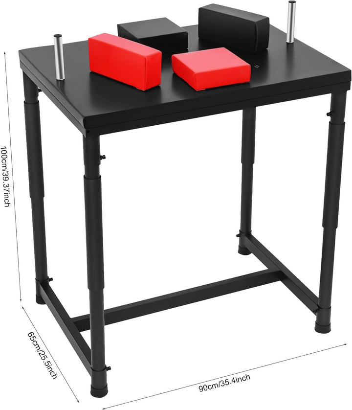 Arm Wrestling Table - Professional Battle Table,Standard Arm Wrestling Table Training Equipment,Competition Training Equipment for Home Gym & Club(Black)