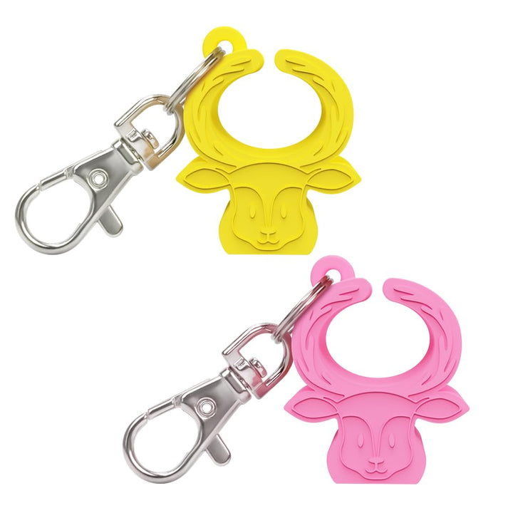 Silicone Buckle Release Tool, Unbuckle Assistant, Easy Buckle Release Aid for Parents and Caregivers to Unbuckle (Mint-Pink)