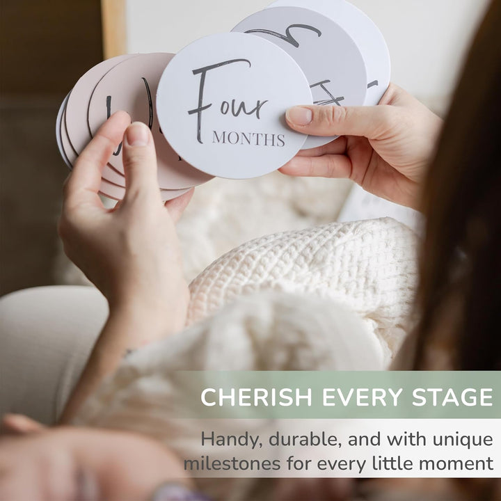 ® Baby Monthly Milestones, Monthly Milestone Signs, Baby Announcement, Baby Age Milestone Keepsakes and Photo Props