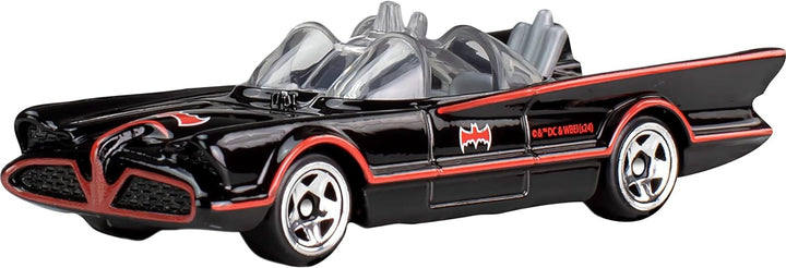 1:64 Scale Die-Cast Toy Cars, Set of 5 Batman 85Th Anniversary Vehicles Featuring 5 Different Batmobile Replicas in Commemorative Packaging (Amazon Exclusive)