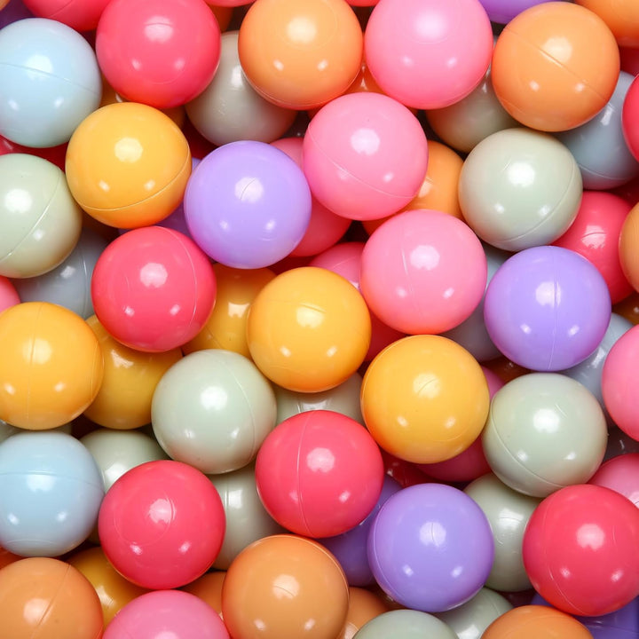 Ball Pit Balls - Colorful Ocean Pool Toys for Kids, Phthalate & BPA Free, 100Pcs for Toddler Playhouse, Tent, or Playpen