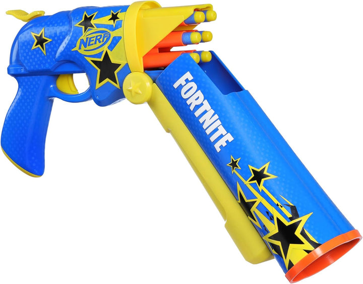 Fortnite Half Tone Hero Blaster, Bonus Code to Unlock Half Tone Hero Wrap in the Game, Break Open Loading, 12  Elite Darts, Fortnite Gifts (Amazon Exclusive)