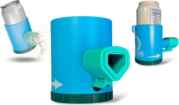 THE ORIGINAL Shotgun Roulette - the Thrilling Twist-And-Pass Party Game. like Hot Potato with Your Favorite Beverage! Fun Bachelor Party Gift for Tailgate BBQ Pregame or Funny White Elephant (Black)