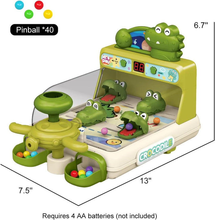 Pinball Machine for Kid, Toddler Dinosaur Board Games, Educational Interactive Electronic Toys Birthday Gift for Boy and Girl Ages 3+