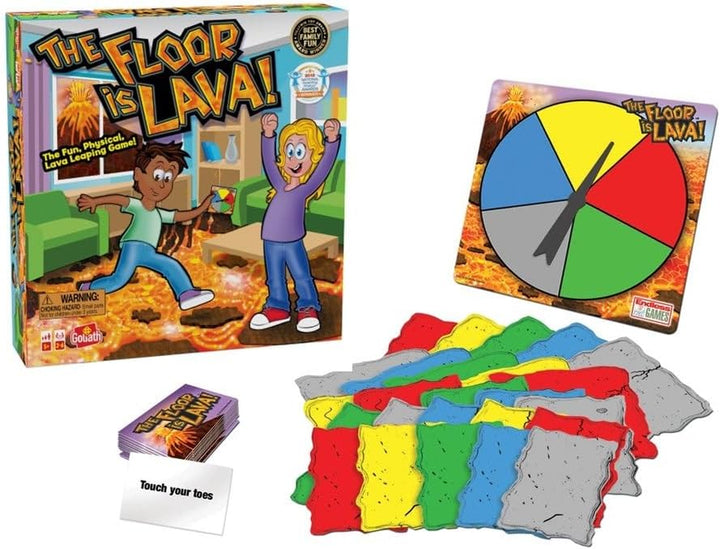 The Original the Floor Is Lava! Game by  - Interactive Game for Kids and Adults - Promotes Physical Activity - Indoor and Outdoor Safe