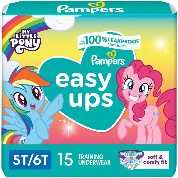 Training Pants - Easy Ups Girls & Boys - Size 3T-4T, 124 Count, My Little Pony Potty Underwear (Packaging May Vary)