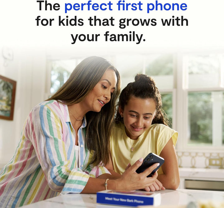 Phone - Safest Phone for Kids & Teens - Monitor Texts, Social Media, and More - Tamper Proof Parental Controls - GPS Tracking - Unlimited Talk/Text A16