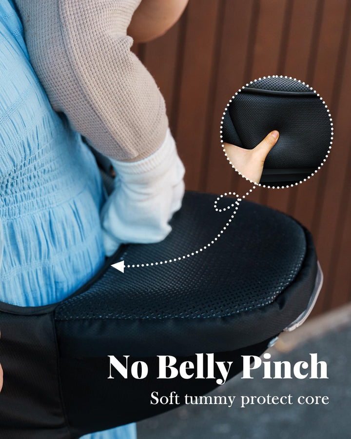 Baby Carrier,  Safety-Certified 6-In-1 Baby Carrier Newborn to Toddler, Adjustable Detachable Infant Baby Hip Seat Carrier for 7-50Lbs, All Seasons, Perfect for Shopping Travelling