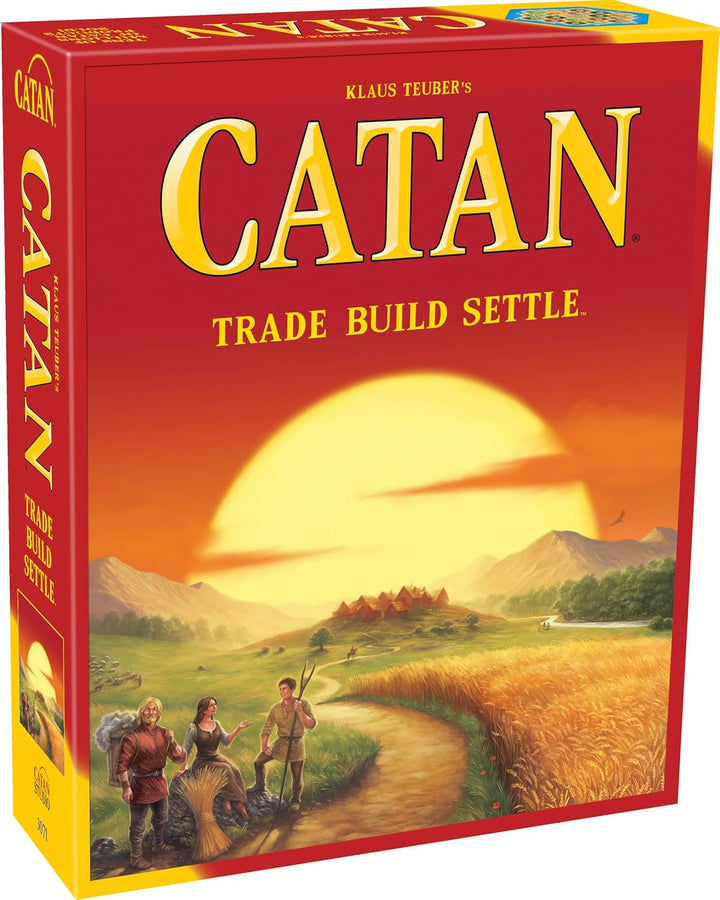 Board Game (6Th Edition) Trade, Build & Settle in the Classic Strategy Game for Family, Kids & Adults, Ages 10+, 3-4 Players, 60-90 Min Playtime