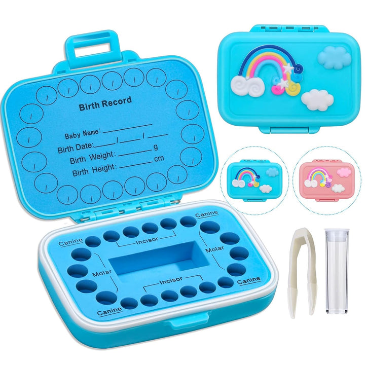 Tooth Holders for Kids Keepsake, Baby Teeth Keepsake Box, Tooth Saver, Tooth Container for Lost Teeth, Teeth Storage Holder for Tooth Fairy (Pink)