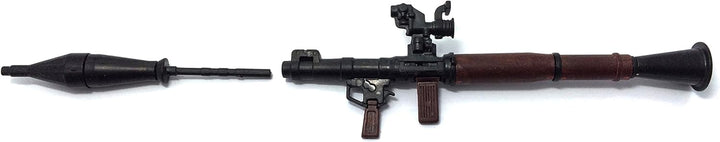 1/6 Scale RPG-7 Rocket Propelled Grenade Launcher Anti-Tank Bazooka Russian Army Fit for 12" Action Figure (Mini Toy Gun 7" Long)