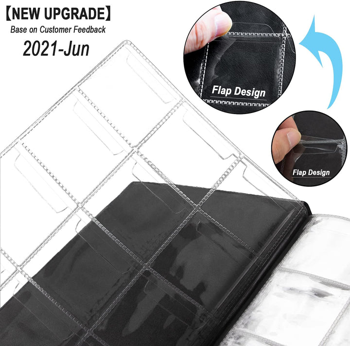 150 Pockets Coin Album, Penny Collecting Book, Souvenir Coins Collection Holder, Ideal for Pressed Pennies Passport, Hobby Coin Collector, Money Specie Display Storage Case (English, Black)