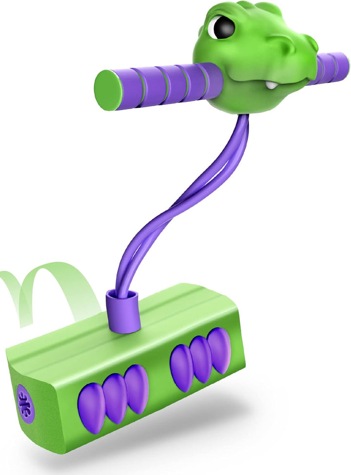 Pogo Saurus | Foam Pogo Jumper for Kids 3, 4, 5, 6, 7, Years Old, Dinosaur Toys, Birthday for Boys or Girls up to 250Ibs, Pogo Stick, Indoor & Outdoor Toys