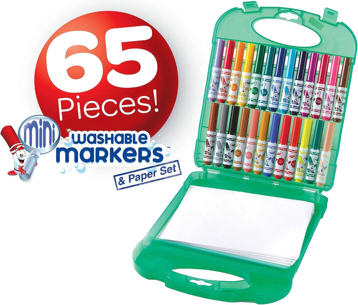 Pip-Squeaks Washable Marker Set (65Ct), Coloring Set, Art Supplies for Kids, Drawing Kit, Kids Travel Activity, Craft Essentials, 4+