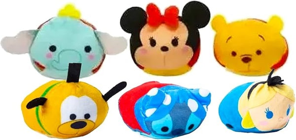 Tsum Tsum Plush Blind Bags Set - Bundle with 6 Tsum Tsum Mini Plush Toys plus Stickers for Kids, Boys, Girls |  Tsum Tsum Goodie Bags