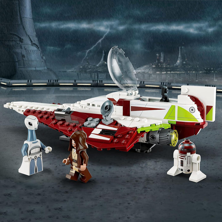 Star Wars Obi-Wan Kenobi'S Jedi Starfighter 75333 Building Toy Set - Features Minifigures, Lightsaber, Clone Starship from Attack of the Clones, Great Gift for Kids, Boys, and Girls Ages 7+