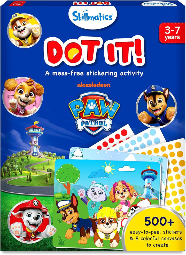 Dot It Sticker Art - Disney Princess, Mess-Free Fun for Kids, 500+ Stickers, Craft Kits, DIY Scrapbooking Activity, Travel Toys, Gifts for Girls & Boys Ages 3, 4, 5, 6, 7